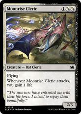 Clérigo do Nascer da Lua / Moonrise Cleric - Magic: The Gathering - MoxLand